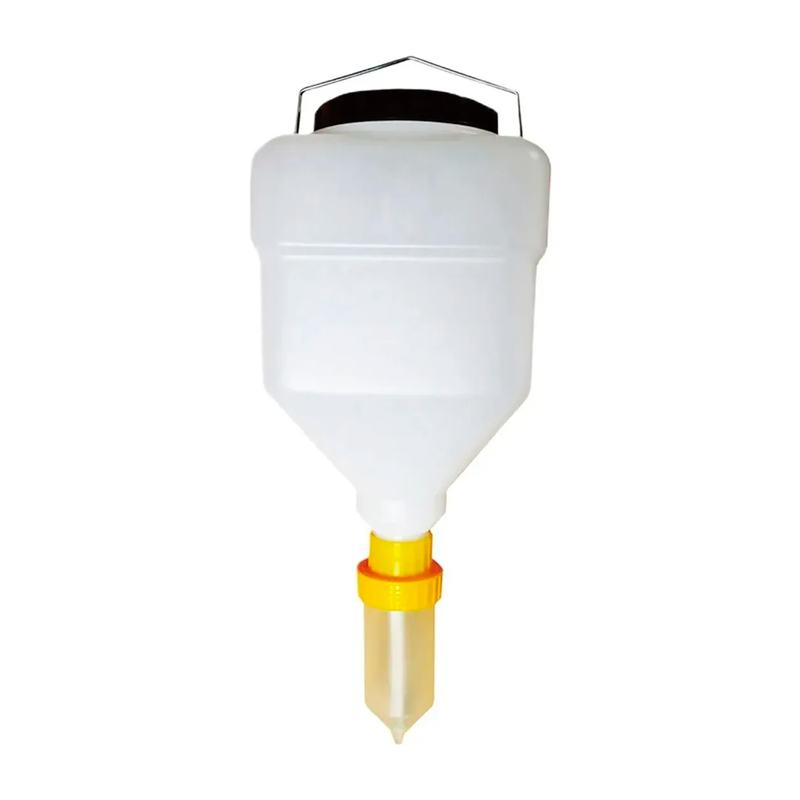 Salsero Tetero Dispensador Salsas Botella Colgante 5,5 L Amarillo