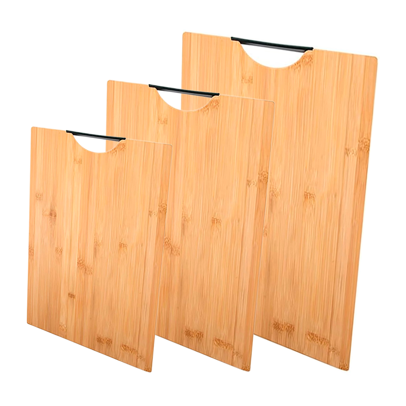 Tabla de Cortar de Madera para Cocina con Mango Antideslizante