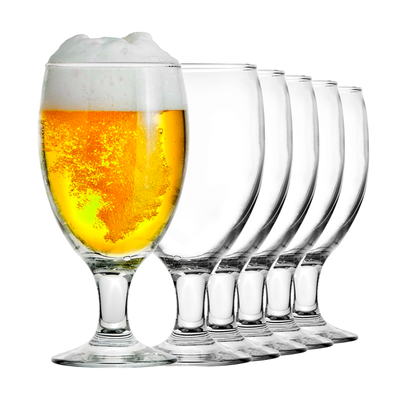 Set 6 Vasos Cerveza 420ml Copa Cervecera