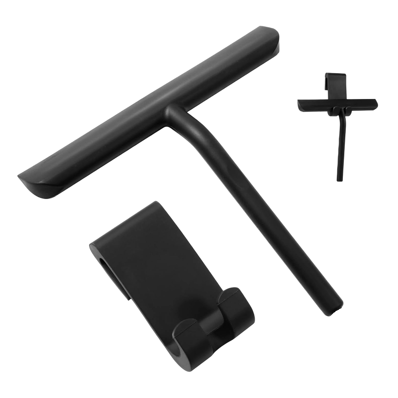 Plumilla Limpia Vidrios Multifuncional + Soporte Para Colgar Negro