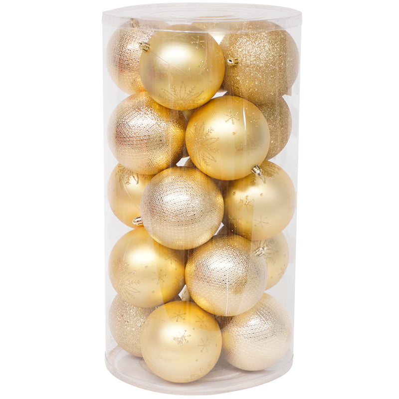 Pack 12 Esferas Navideña Bambalinas Adornos Arbolito Navidad 10cm