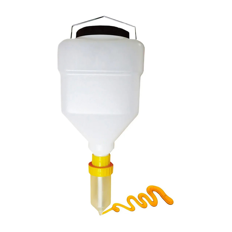 Salsero Tetero Dispensador Salsas Botella Colgante 5,5 L Amarillo