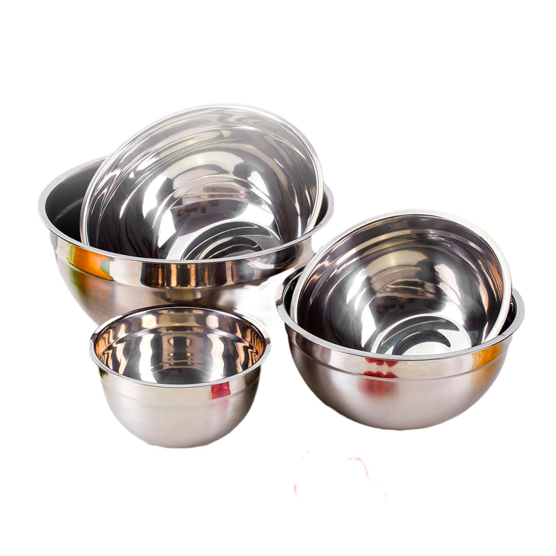 Juego de Tazones Bowls 5 Piezas Cuencos Acero Inoxidable Wakeshome