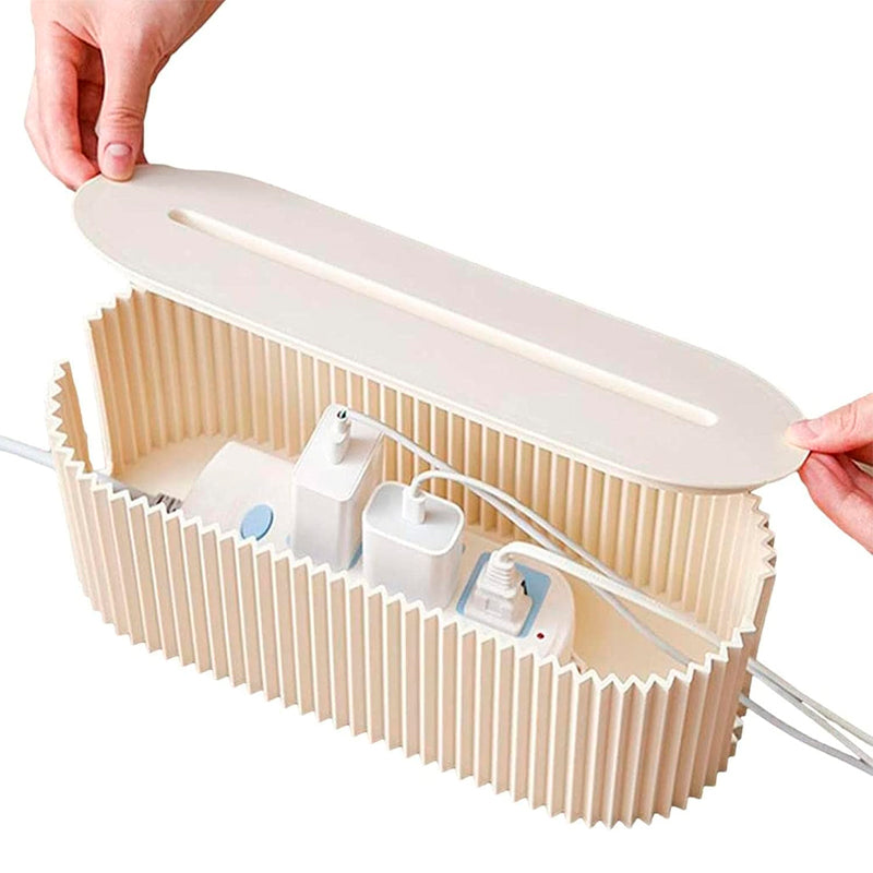 Caja Organizadora De Almacenamiento De Cables Soporte Oculto para Cables