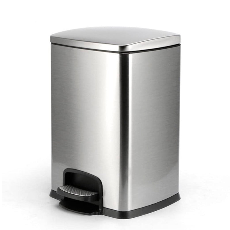 Cubo De Basura De Acero Inoxidable Hogar Oficina 20L 30L