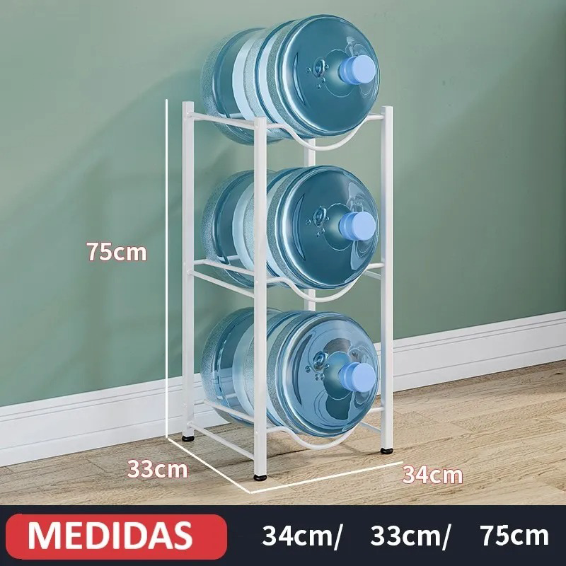 Rack Estante para Bidón de Agua de 3 y 5 Niveles Soporte para Botellón de 20 litros