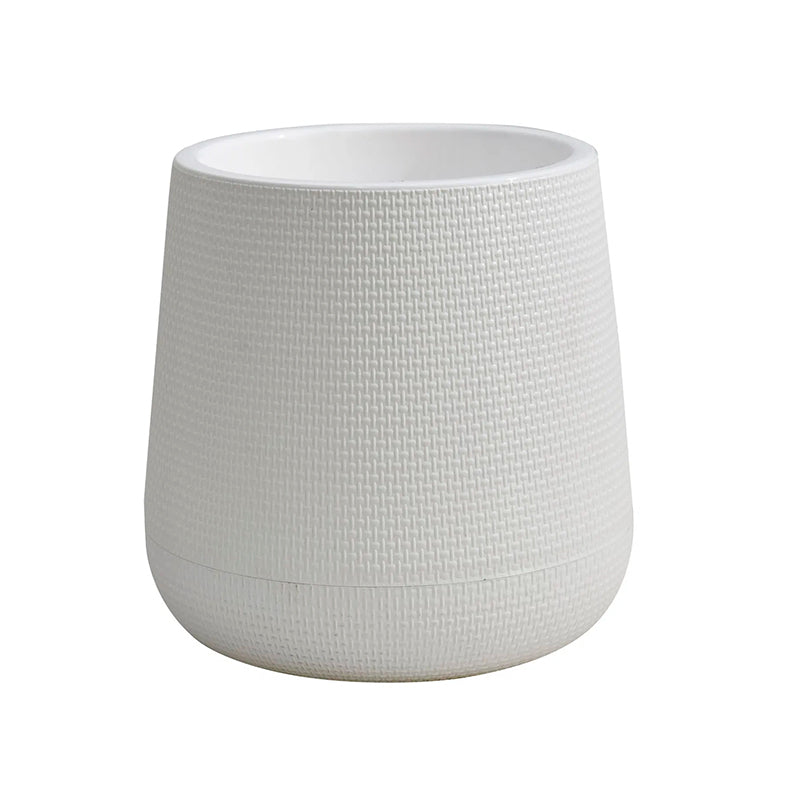 Macetero De Plastico Mediano Wakeshome Ancho 24cm Alto 27cm