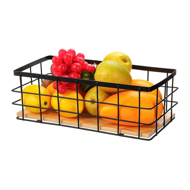 Canasto Organizador Del Hogar Metalico Cesta Para Cocina