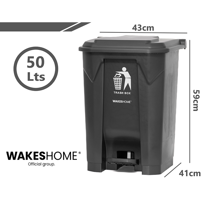 Basurero Contenedor De Basura 30 50 80 Litros Cubo De Basura
