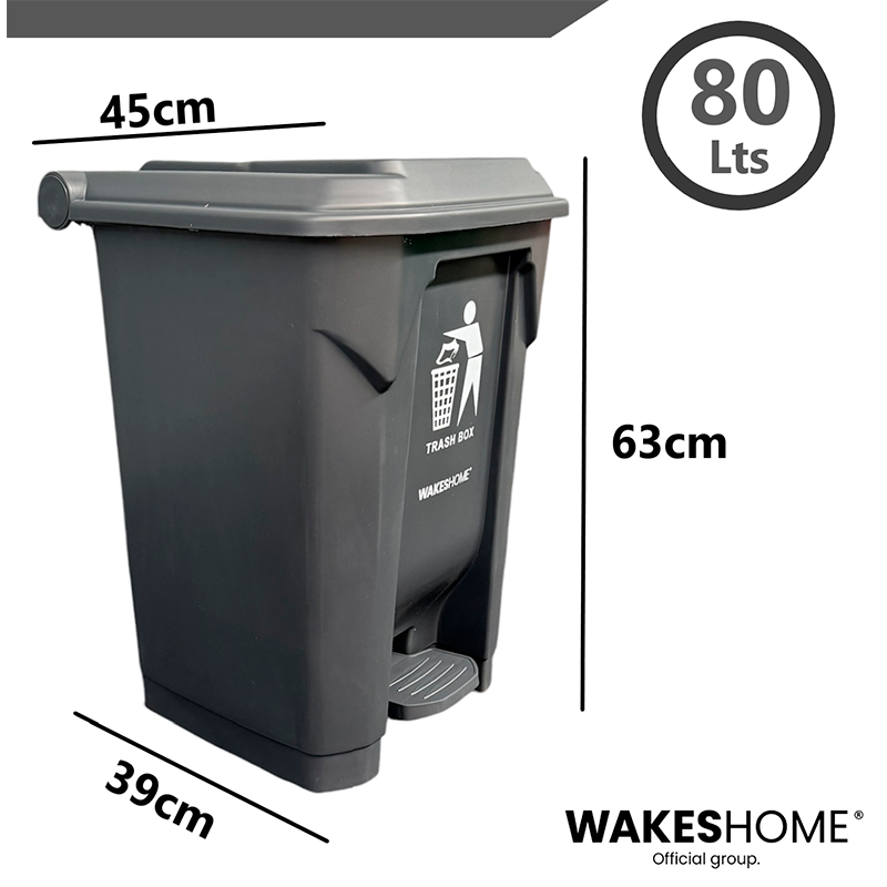 Basurero Contenedor De Basura 30 50 80 Litros Cubo De Basura