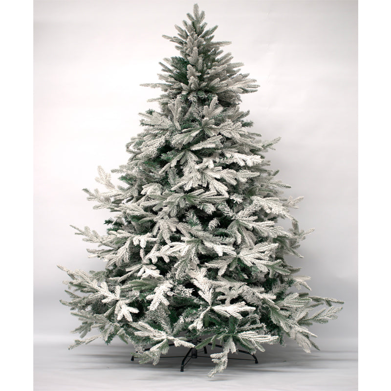 Arbol Navidad Nevado 2.10m Artificial Pino Pascua Frondoso