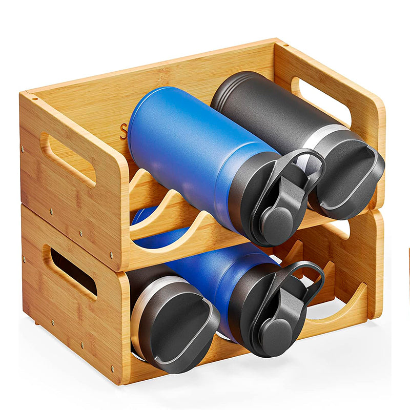 Set 2 Organizadores Botellas De Vino Apilable Para Cocina Rack