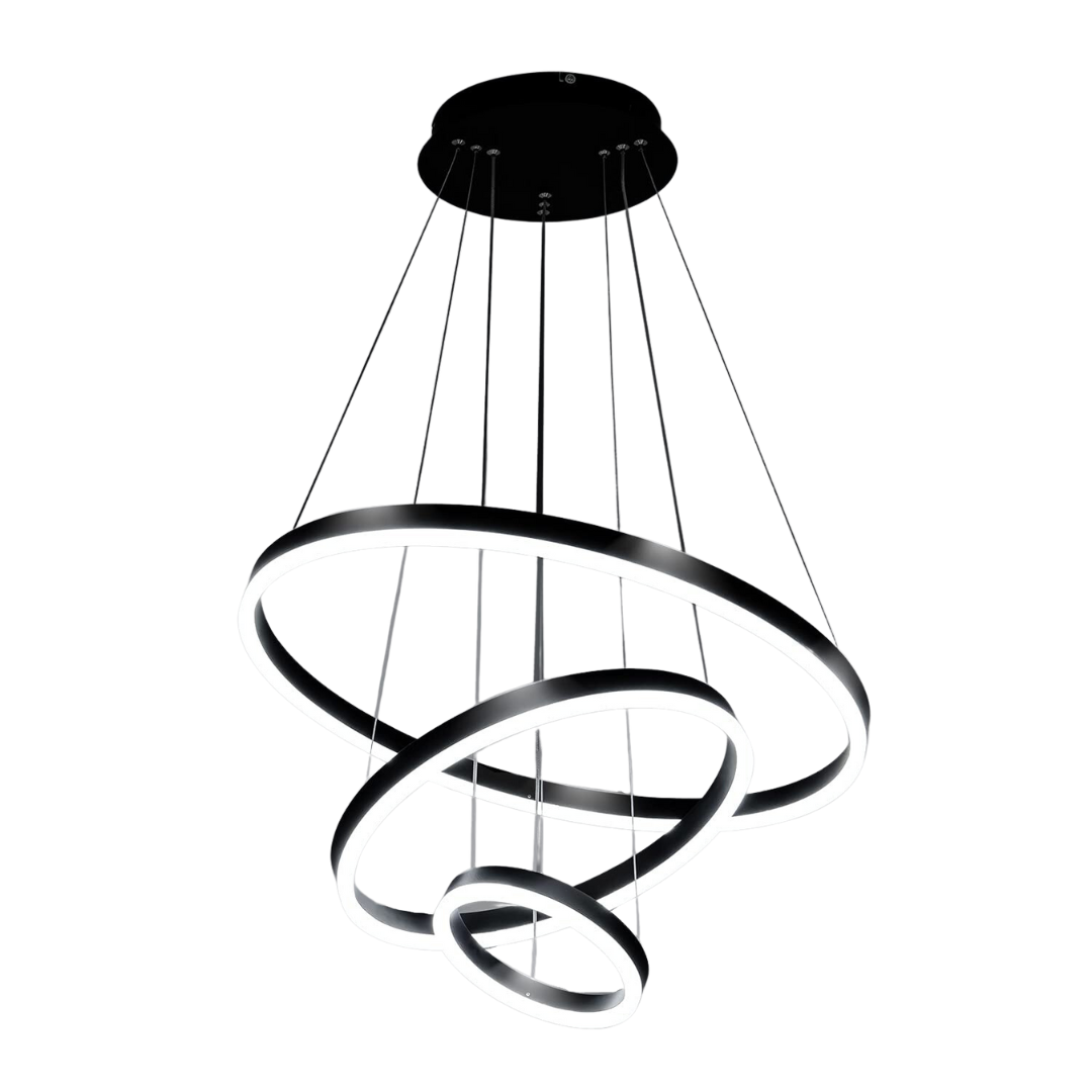 Lampara Colgante Diseño De Aro Luces Decoracion LED