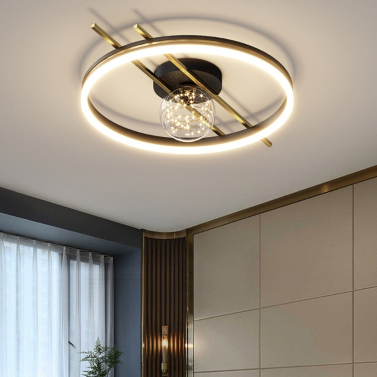 Lampara De Techo Moderna Para Hogar U Oficina Luz Blanca, Luz Neutra & Luz Calidad Luz Led 618 Wakeshome