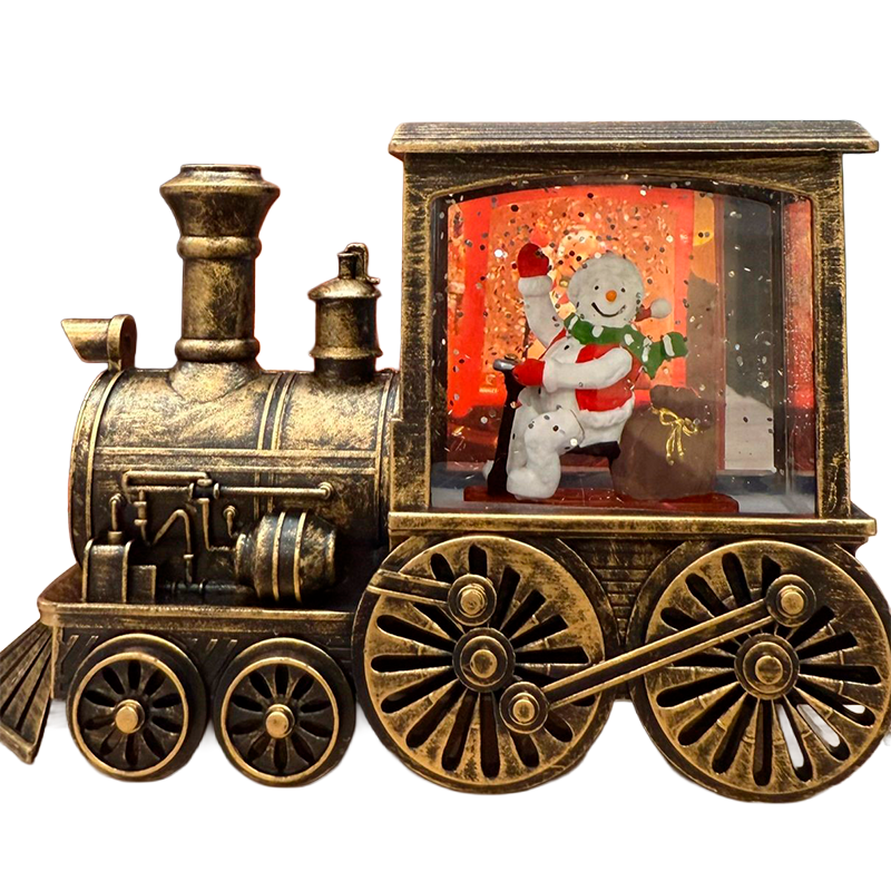 Tren De Navidad Con Luces Y Musica Adorno Navideño De Pascua