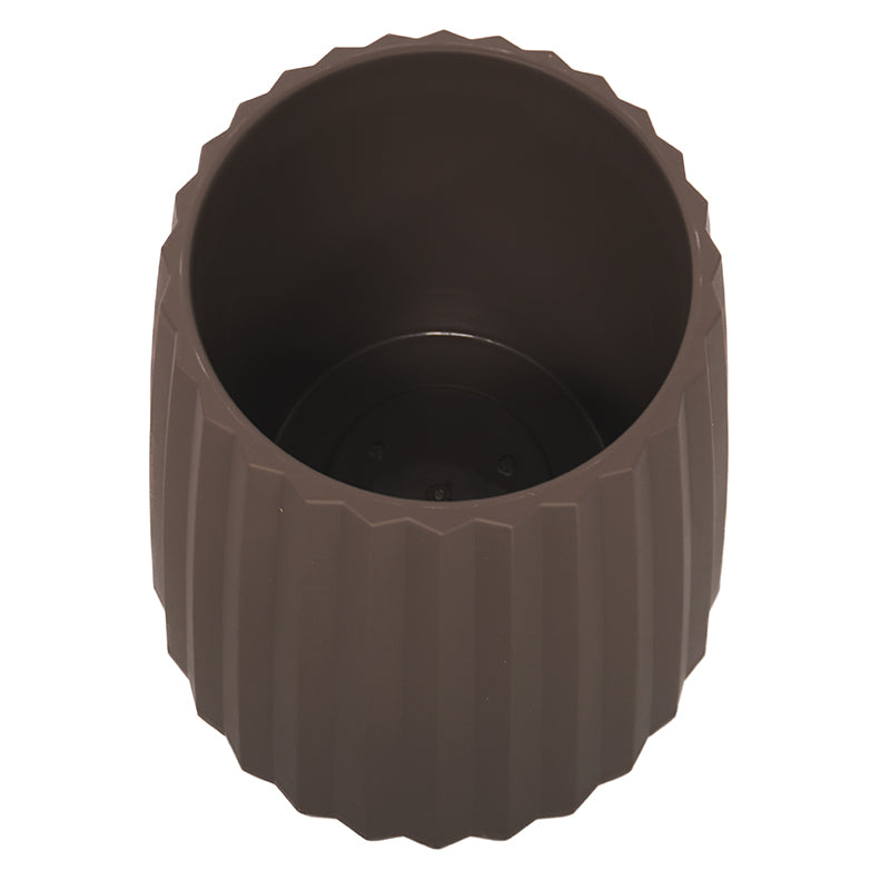 Macetero De Plastico Moderno Wakeshome Ancho 16cm Alto 31cm