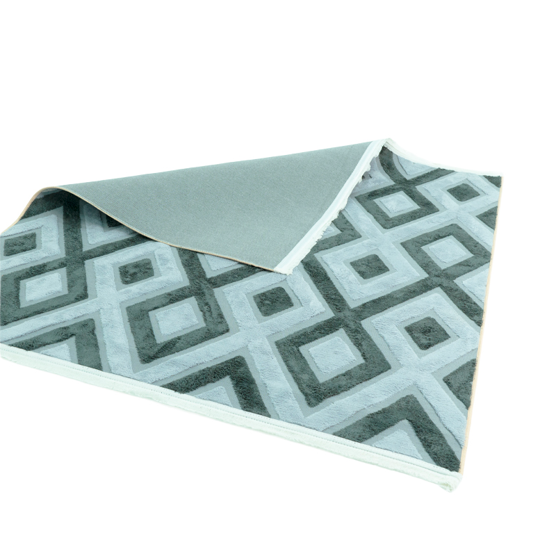 Alfombra Con Relieve Diseño 3D Antideslizante 180x200cm