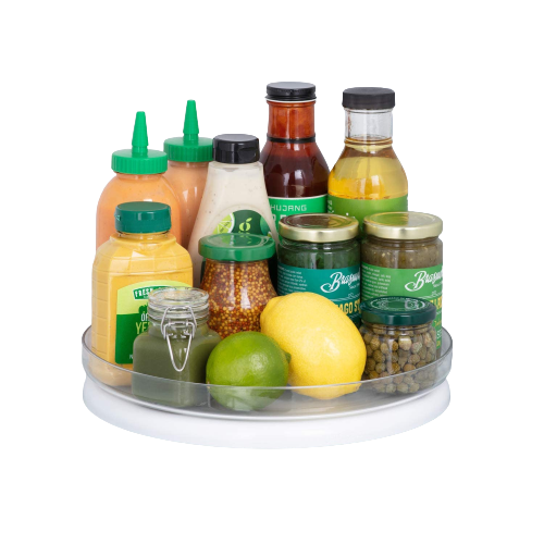 Organizador Cocina Refrigerador Acrilico Giratorio 360