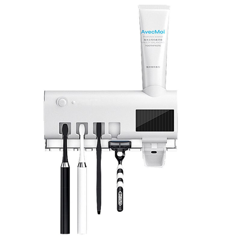 Dispensador De Pasta Crema Dental Esterilizador Uv