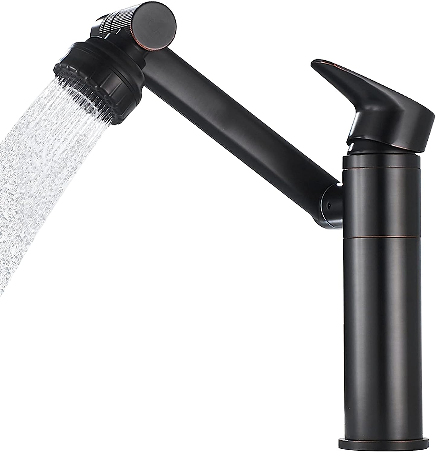 Llave Lavaplatos Monomando Cuello Flexible Giratorio Cocina Grifo de Lavado Giratorio 360°