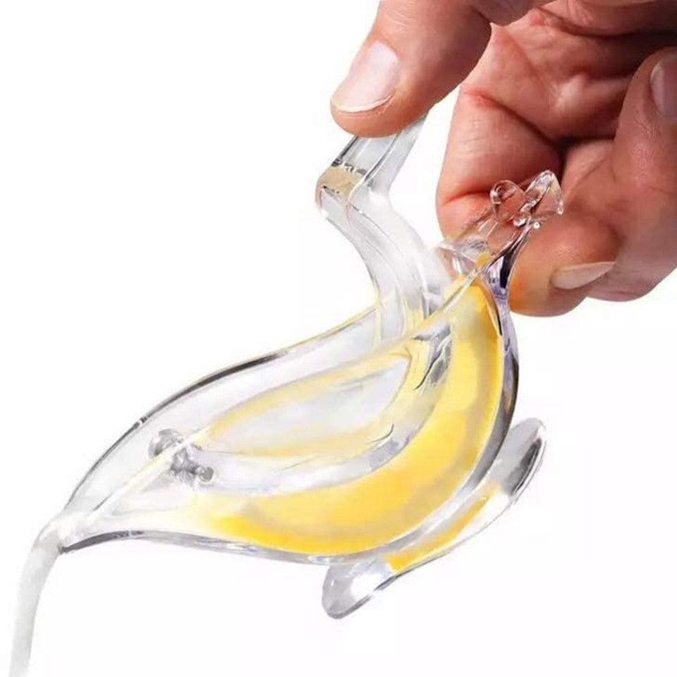 Exprimidor manual de Limón Exprimidor de Frutas Transparente Portátil Diseño de Pajaro