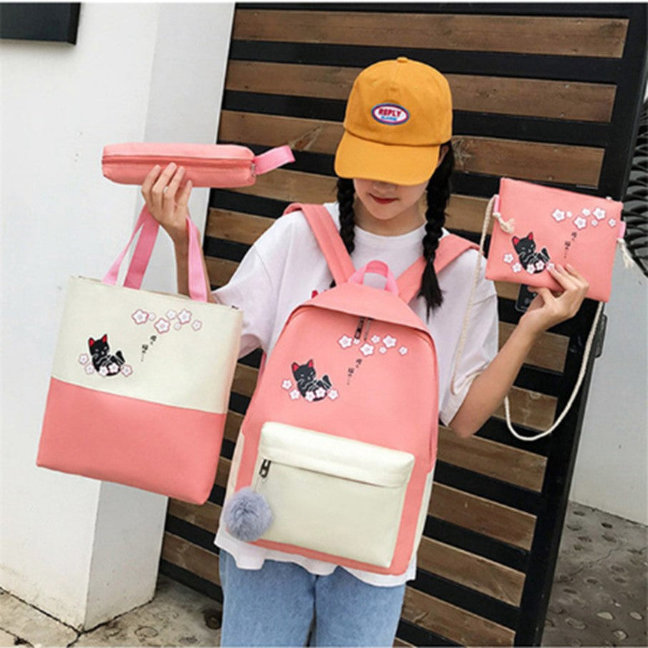Set de Mochila Escolar Bolsos para la Escuela Conjunto de Mochilas
