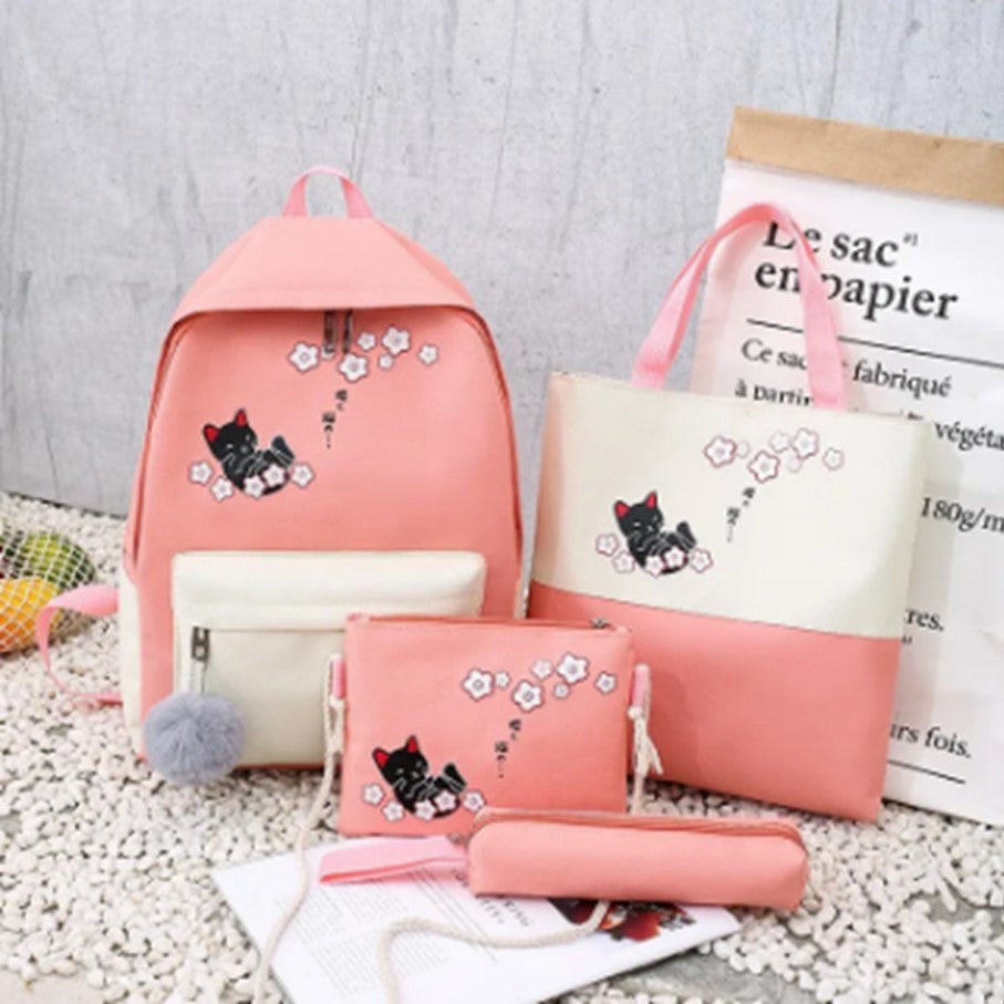 Set de Mochila Escolar Bolsos para la Escuela Conjunto de Mochilas