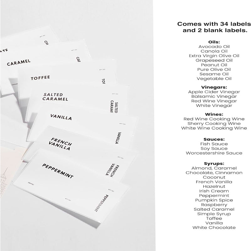 Set 4 Botella Dispensadora para Cocina 500 ml Dispensador de Vidrio Aceite Vinagre Jarabe con Boquilla