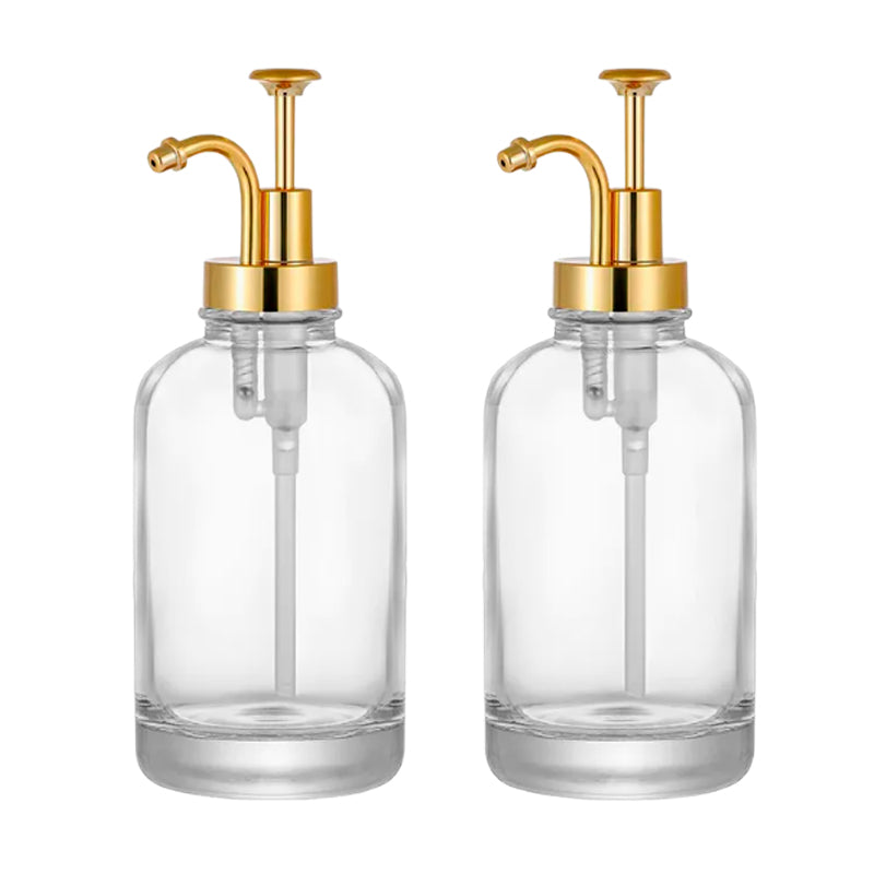 2 Botella Dispensador Baño o Cocina 500ml Dorado