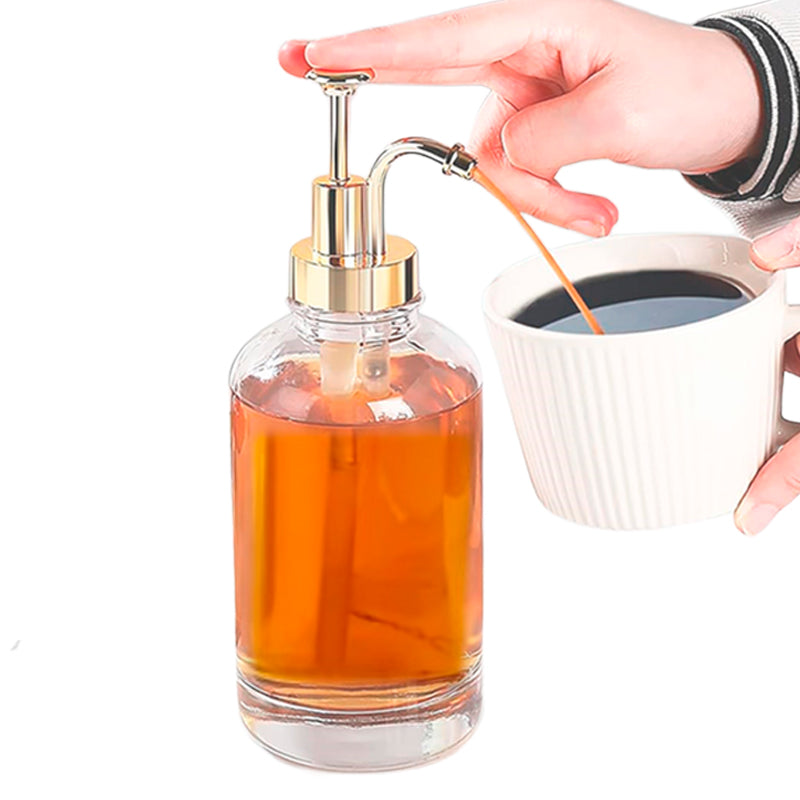 2 Botella Dispensador Baño o Cocina 500ml Dorado