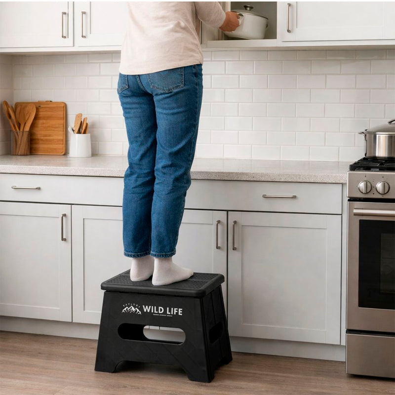 Banquito Plegable Antideslizante Multiuso – Escalón para Cocina Closet y Baño