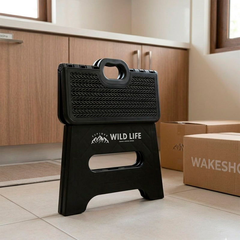 Banquito Plegable Antideslizante Multiuso – Escalón para Cocina Closet y Baño