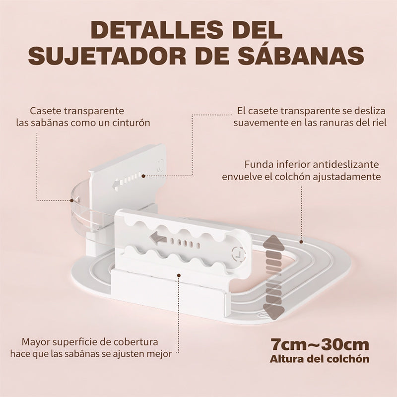 4pcs Clips Sujetadores De Sábanas Soportes De Esquinas