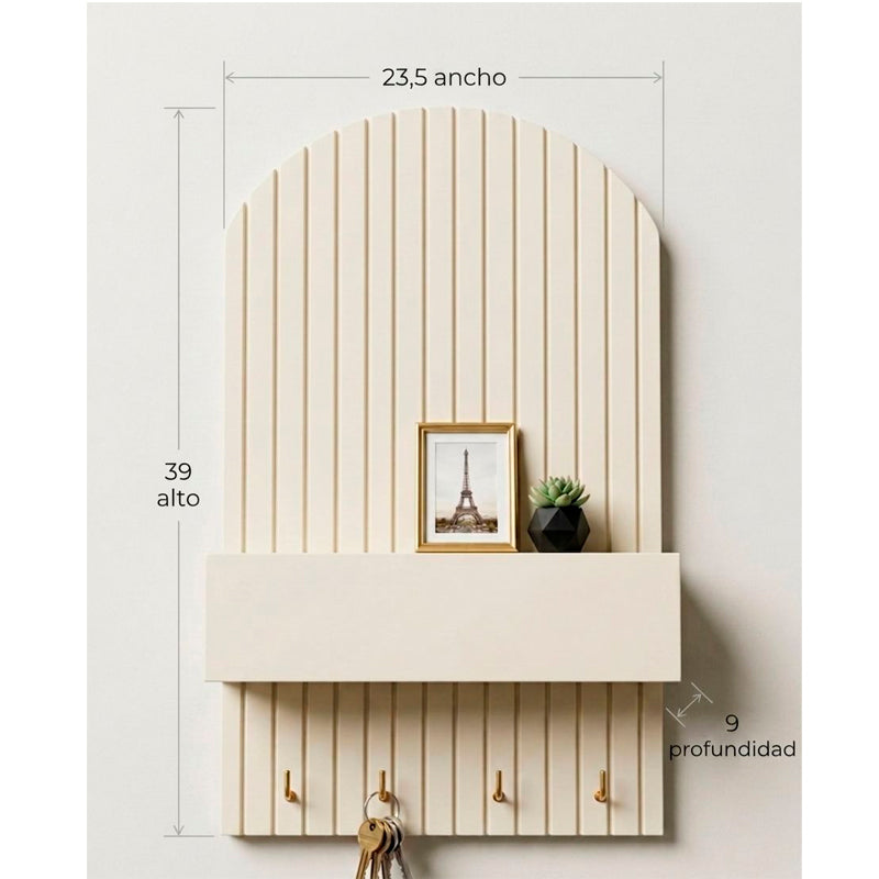 Repisa Organizador Soporte de Pared para Llaves