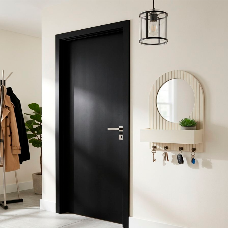 Repisa con Espejo Organizador Soporte de Pared para Llaves