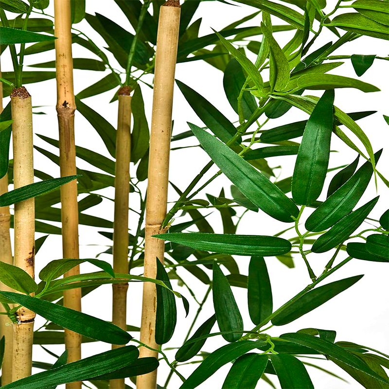 Planta Artificial De Bambú 120cm Arbusto Real De Decoracion