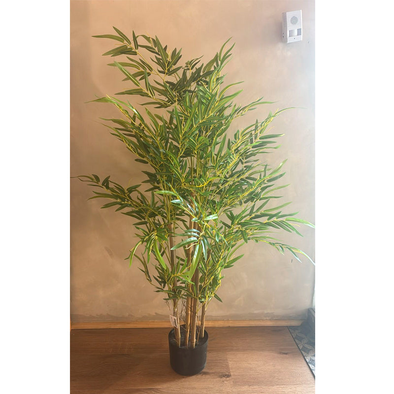 Planta Artificial De Bambú 120cm Arbusto Real De Decoracion
