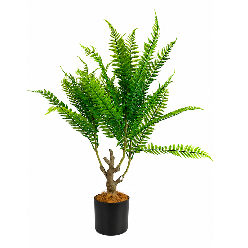 Planta Artificial Helecho 77cm Arbusto Realista Decorativo
