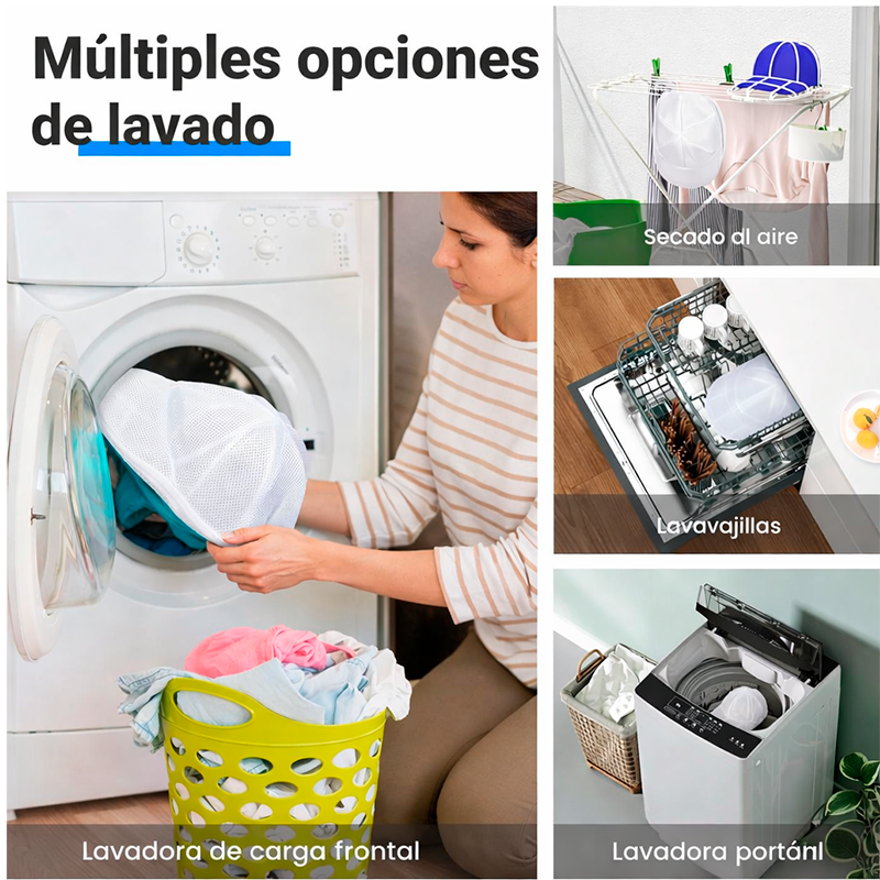 Bolsa de Lavandería para Jockey Malla Protectora para Gorras