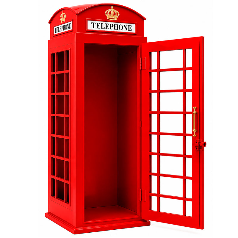 Figura Decorativa Cabina Telefonica D Londres Hierro Fundido