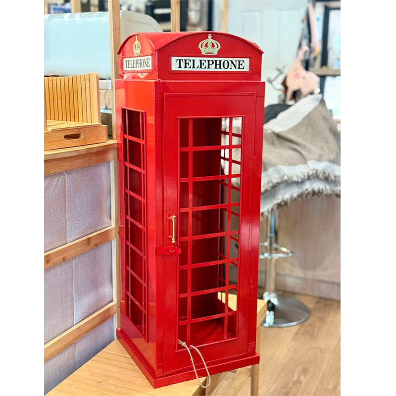 Figura Decorativa Cabina Telefonica D Londres Hierro Fundido