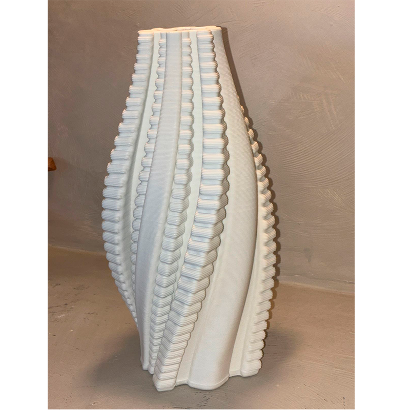 Jarron De Ceramica Para Decoracion Florero Texturizado 1225