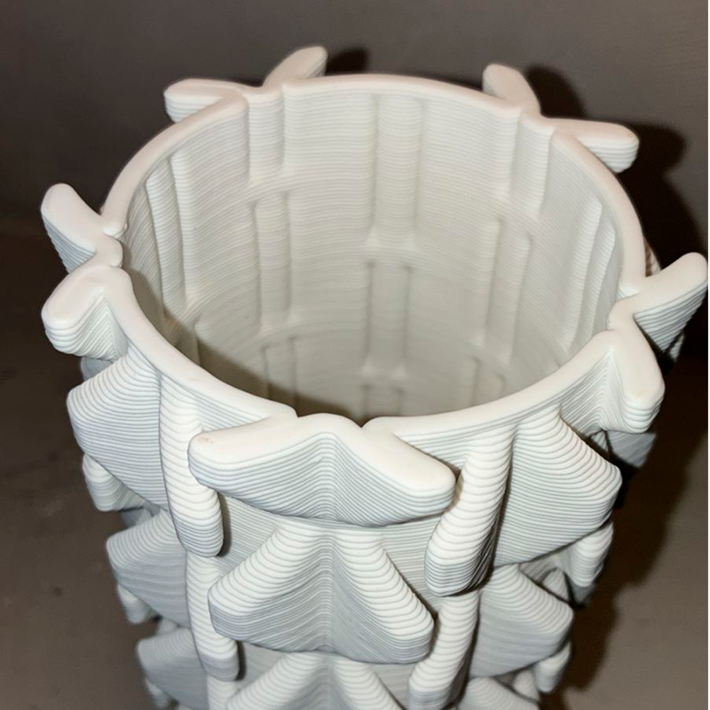 Jarron De Ceramica Para Decoracion Florero Texturizado 1227