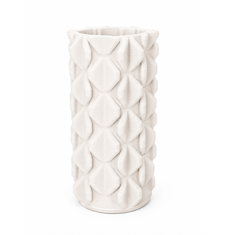 Jarron De Ceramica Para Decoracion Florero Texturizado 1227