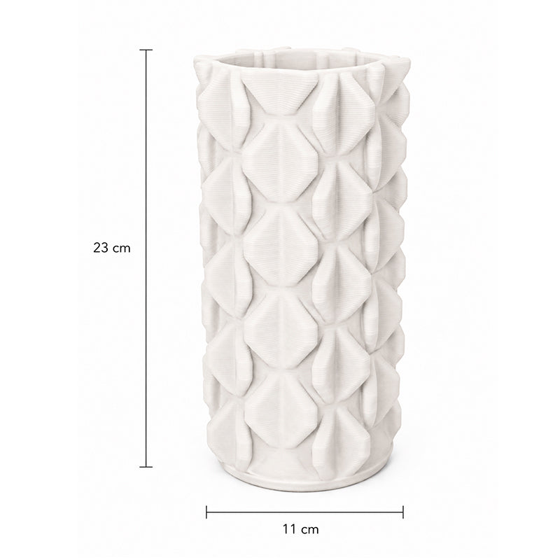 Jarron De Ceramica Para Decoracion Florero Texturizado 1227