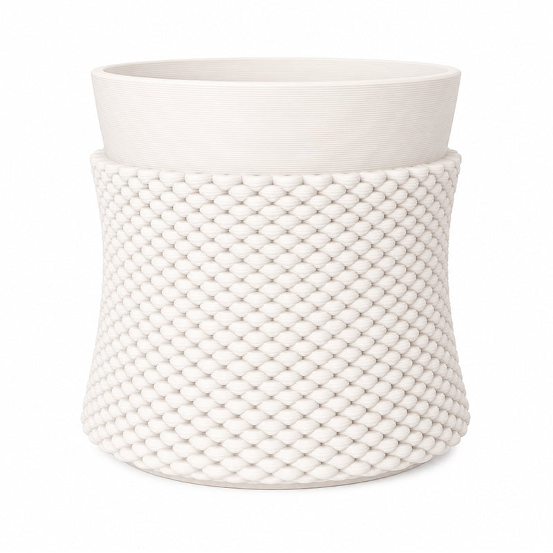 Jarron De Ceramica Para Decoracion Florero Texturizado 1228