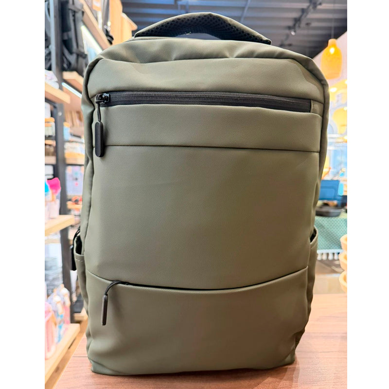 Mochila Para Laptop Multifuncional Unisex Bolso Impermeable Color Verde