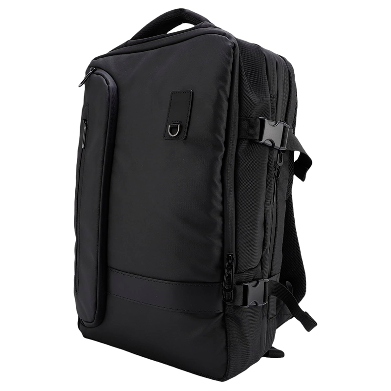 Mochila de Espalda Multifuncional Unisex Bolso Impermeable Color Negro