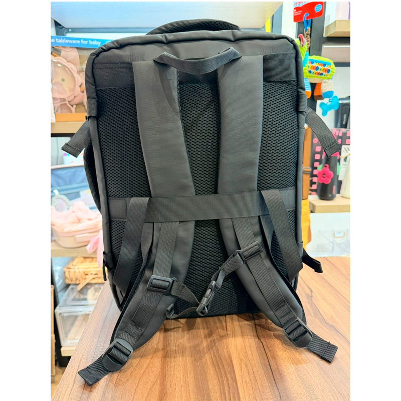 Mochila de Espalda Multifuncional Unisex Bolso Impermeable Color Negro