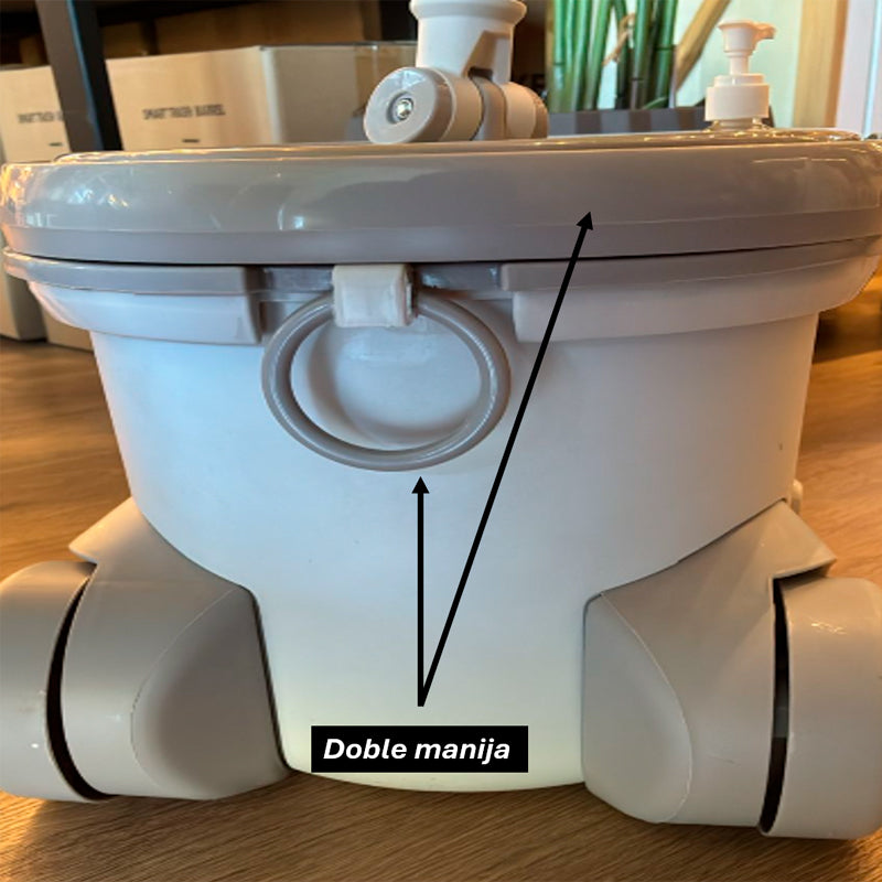 Cubo de Trapeador Universal Balde Acero Centrifugo con Mopa